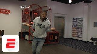 Michael B. Jordan re-creates Michael Jordan's most iconic moments | ESPN Archives