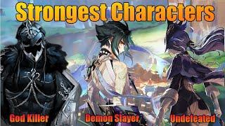 The Strongest Characters In Teyvat Lorewise - Genshin Impact 4.8 Lore & Theory