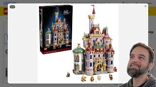 LEGO Disney Beauty & the Beast Castle reveal & 1st impressions! It's a winner?! #NotSponsored 43263