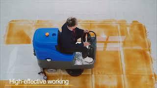 Industrial Auto Ride On Floor Scrubber Dry Cleaner Machine