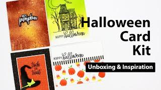 Simon Says Stamp Limited Edition Halloween Card Kit : Unboxing & Inspiration