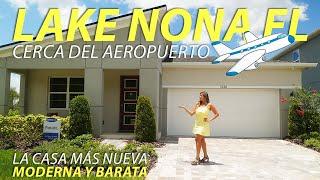 Casa NUEVA y BARATA en comunidad EXCLUSIVA en Lake Nona, FL | LA CASA MÁS MODERNA que verás HOY