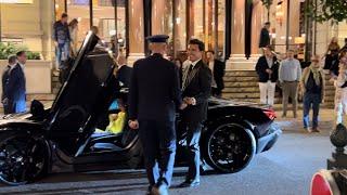 The Billionaire BRUCE WAYNE with his BATMOBILE in MONACO!! LUXURY LIFE