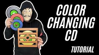 COLOR CHANGING CD 🪄 Magic Trick Tutorial #tricks #magic #foryou