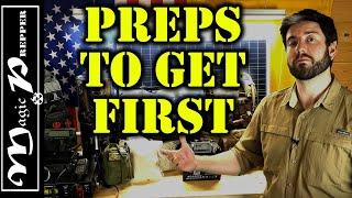 Priority Of Prepping List For Beginners | Preps To Get First