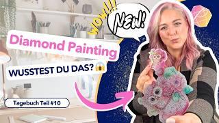 Neuheiten im ShopSticker-Einhorn und Magnet-Eulen, auch für Kinder Diamond Painting Tagebuch#10