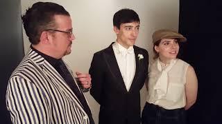 Behind the scenes at the Adam Adamant Lives! shoot with Blake Ritson, Milly Thomas and Guy Adams