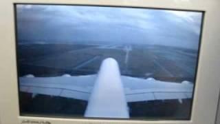 Emirates A380 Business Class - very hard landing at Seoul Incheon (ICN)