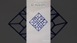 3D illusions #illusion #shorts optical illusions #Art_8065