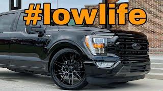 LOWERED on 24s! 2021 Ford F150 Covert Edition Custom XLT Crew Cab Truck Full Review Velgen Forged