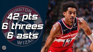 Jordan Poole 42 pts 6 threes 6 asts vs Spurs 24/25 season