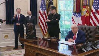 President Trump gives Elon Musk an Oval Office sendoff, crediting him with 'colossal change'