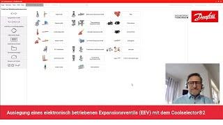 Auslegung eines elektronisch betriebenen Expansionsventils (EEV) mit dem Coolselector®2 | Kälte2go