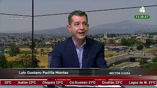 Luis Gustavo Padilla Montes, rector del CUCEA, habla de su quinto informe de actividades