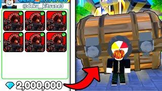 I GOT 2 MILLION GEMS FOR FREE!  OPENED 250+ CRATES  | Roblox Toilet Tower Defense