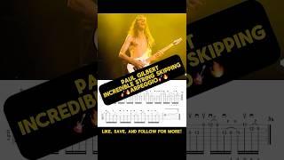 Transcription time again!  Here’s a breakdown of an epic Paul Gilbert arpeggio in C# minor