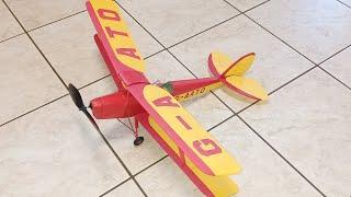 Hacker Rubber Powered Free Flight de Havilland DH.82 Tiger Moth