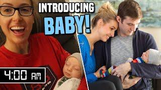 24 HOURS WITH A NEWBORN... Introducing Baby Boy!!