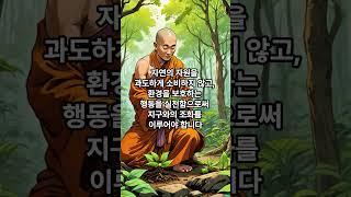 부처님 말씀83 자연과의 조화 Harmony with Nature
