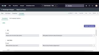 ServiceNow : Language Translations in Virtual Agent in 10 Minutes