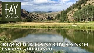 Colorado Property For Sale | Rimrock Canyon Ranch | Parshall, Colorado