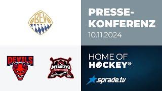 10.11.2024 - Pressekonferenz - Devils Ulm/Neu-Ulm vs. TSV Peißenberg