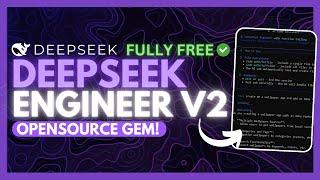 Deepseek Engineer V2: NEW Multi Agent Coder! Fast, Light, & Powerful! FULLY FREE AI Coder is INSANE!