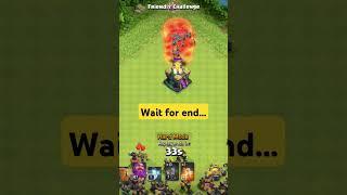 Max Th14 vs Skeleton Spells | Experiment in coc | Clash of clans #clashofclans #shorts