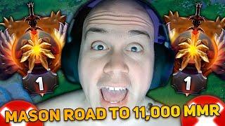 MASON ROAD TO 11,000 MMR REALLY? | DROW RANGER STRONG GAME by MASAO DOTA 2