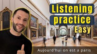 Easy French Listening Practice in Paris | Episode 2 Vlog Paris (FR/EN Subtitles)