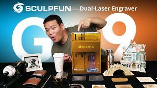 Sculpfun G9 Dual Laser Engraver Review: Speed, Precision, and Safety Combined