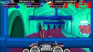 Combo Breaker - Somebody & Nobody Vs. Hogosha & Jawbreaker - Lethal League Losers Finals