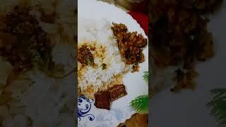 #todaysfood #lunch #rasam #dryfishrecipe #egg #bittergourd #shrubi'sworld