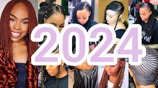 2024 Gorgeous Braids Hairstyles You Should Try  | Braids with Cornrow Hairstyles ️