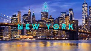 New York - USA (4K Scenic Landscapes) - Stunning aereal views