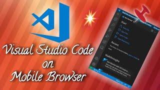 Use VS Code on your browser itself !!  || #VSCodeOnBrowser #vscode #codingtutorial #codingonmobile