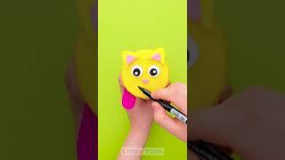  Let’s Make a DIY Pencil Box with a Cute Lion! ️ #diy #craft
