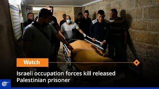 Israeli occupation forces kill liberated Palestinian prisoner