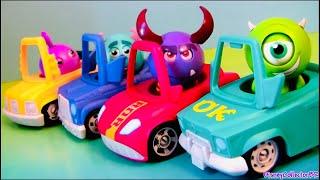 Monster’s University roll n scare cars review by Disneycollectorbr ￼