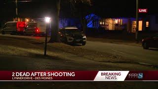 Des Moines police say 2 dead after Monday shooting