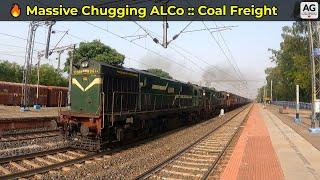  Massive Chugging UDL ALCo Twins with Fully Loaded Coal Freight (Earphones Recommended)