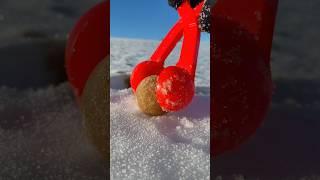 Turning BEAUTIFUL snowflakes into PERFECT SNOWBALLS!! #shorts