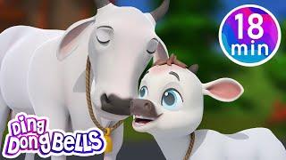 Meri Gaiya Aati Hai + 7 More Popular Hindi Learning Rhymes | Best Poems for Toddlers | DingDongBells