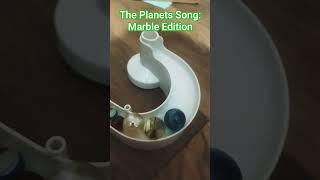 The Planet Song: Marble Edition (Audio by Bemular) #marbles #solarsystem #planets #shorts
