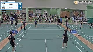 남복 60 C 예선 1조| (상봉클럽) 주경복/박호 vs (화랑클럽) 김종현/정진택[제7회 중랑구 협회장기 배드민턴대회(신내)]