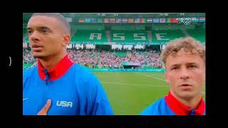 USA vs Guinea National Anthem - Olympic Paris 2024