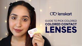 Guide To Pick Colored Contact Lenses | Aqualens | Lenskart