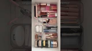 organize my makeup drawer #organizing #makeup #thatgirl #cleangirl #motivation