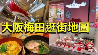 大阪梅田也太好逛‼️2家超大吉伊卡哇店、鴨肉蕎麥麵+鴨肉親子丼、古著童裝日本服飾、護照換折價卷～太划算了、大阪梅田旅遊逛街vlog