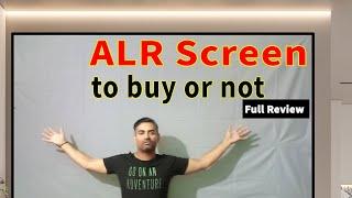 ALR Projector Screen | Better than a Led Tv / Affordable ALR grey screen